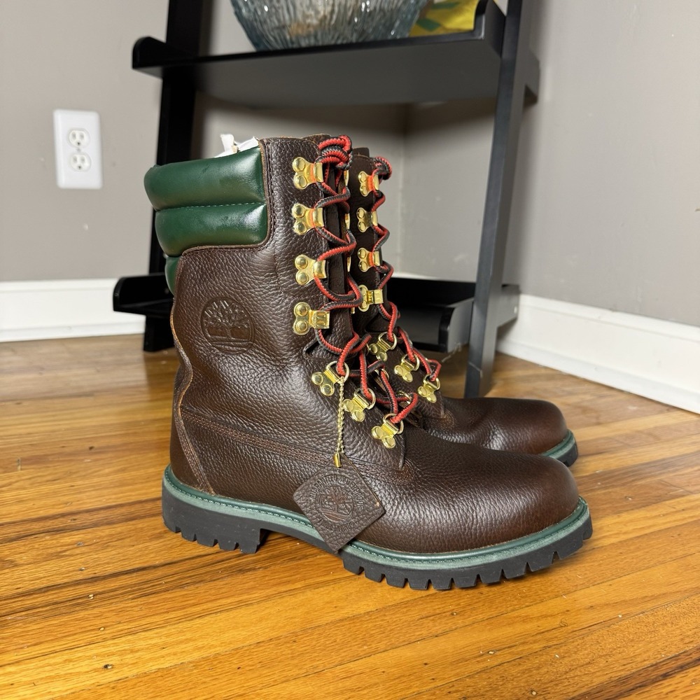 Timberland DTLR 40 Below Super Boot Wintergreen Brown A2MYW Mens 9 Vibram Lug